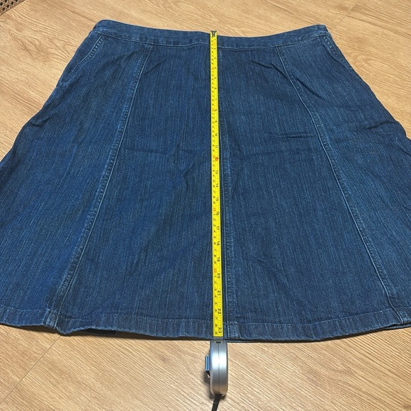 LL Bean Classic Denim Skirt - Picture 9 of 9
